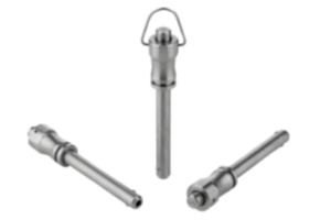 Ball lock pins with high shear strength