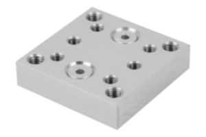 Adapter block  aluminium