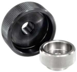 Knurled nuts  steel and stainless steel, DIN 6303