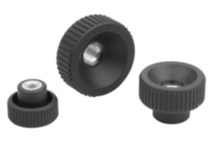 Knurled nuts  plastic