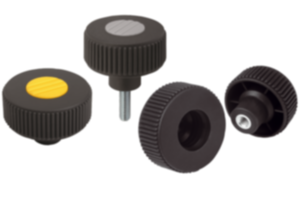 Knurled knobs - inch