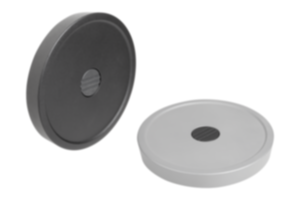 Diskovitá ovládací kola, z hliníku bez úchytu Diskovitá ovládací kola, z hliníku bez úchytu