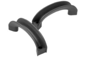 Pull handles arched, U-profile