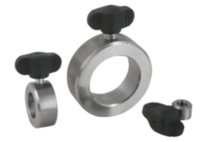 Shaft collars with wing grip  similar to DIN 705, steel