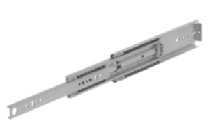 Telescopic slides, steel  for side mounting, full extension, load capacity up to 272 kg