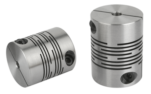 Beam couplings stainless steel  with clamping hubs