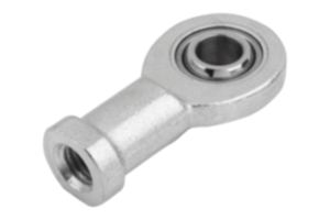 Rod ends with plain bearing internal thread, narrow head, DIN ISO 12240-1, maintenance-free