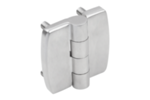 Hinges, stainless steel  with fastening screws