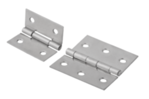 Hinges  sheet steel or sheet stainless steel