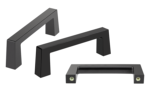 Pull handles, rectangular plastic