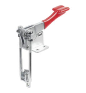 Toggle clamps latch vertical  with catch plate